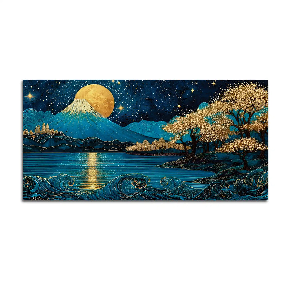 Abstract Japanese Canvas Wall Art Painting
