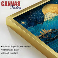 Abstract Japanese Canvas Wall Art Painting