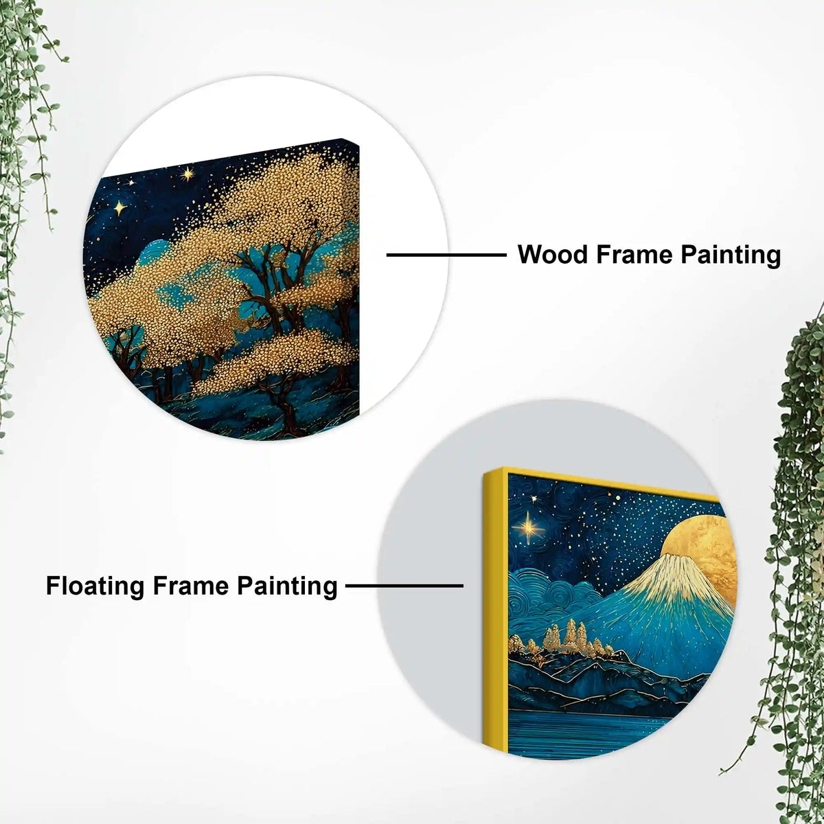 Abstract Japanese Canvas Wall Art Painting