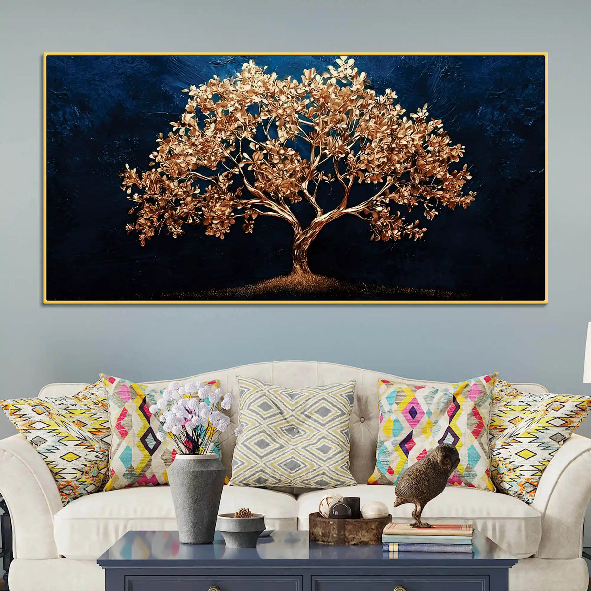 Abstract Modern Tree Canvas Painting