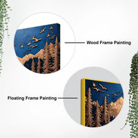 Abstract Mountain Canvas Painting for Home Décor