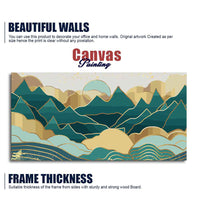 Abstract Mountains Luxurious Pattern Wall Painting