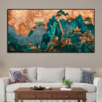 Abstract Nature Canvas Wall Art Painting for Luxury Decor
