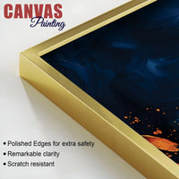 Abstract Nature Leaf Canvas Wall Art Painting for Elegant Interiors