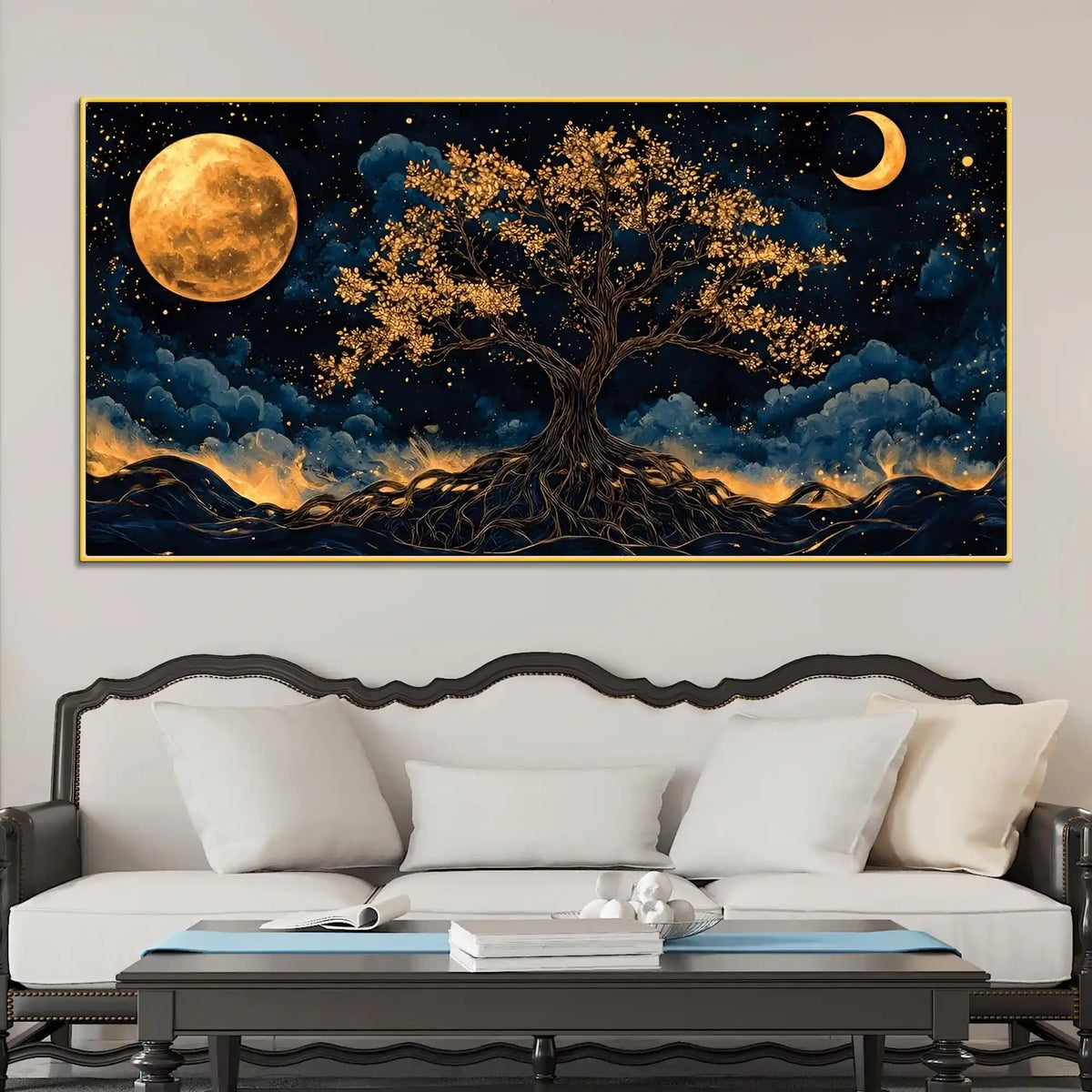 Abstract Night Wall Décor Canvas Painting