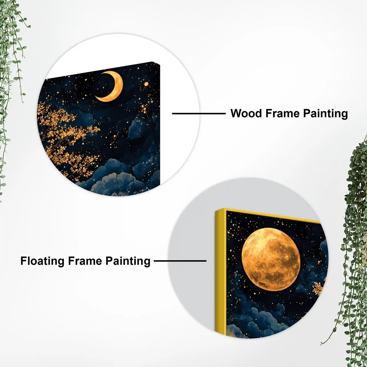 Abstract Night Wall Décor Canvas Painting