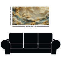 Abstract Ocean Ship Canvas Painting
