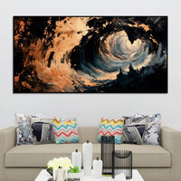 Abstract Ocean Wave Canvas Wall Painting