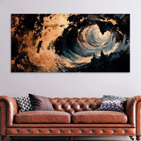 Abstract Ocean Wave Canvas Wall Painting