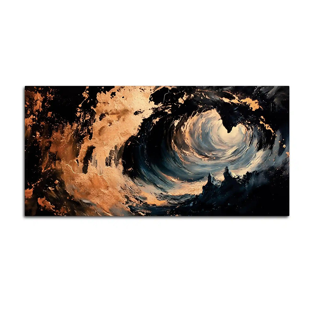 Abstract Ocean Wave Canvas Wall Painting