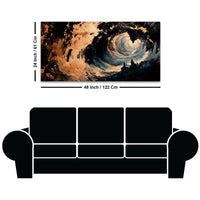 Abstract Ocean Wave Canvas Wall Painting