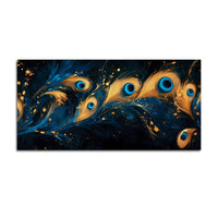 Abstract Peacock Feather Canvas Wall Art Painting