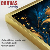 Abstract Peacock Feather Canvas Wall Art Painting