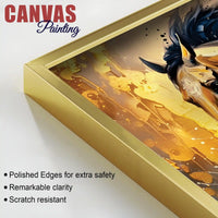 Abstract Running Horse Canvas Painting for Decor
