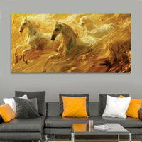 Abstract Running Horse Canvas Painting for Home Decor