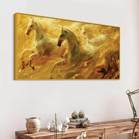 Abstract Running Horse Canvas Painting for Home Decor