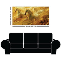 Abstract Running Horse Canvas Painting for Home Decor