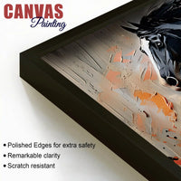 Abstract Running Horse Canvas Wall Art Painting