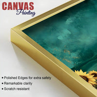 Abstract Sunflower Canvas Painting for Home & Office