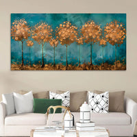 Abstract Tree Canvas Wall Art Painting for Living Room