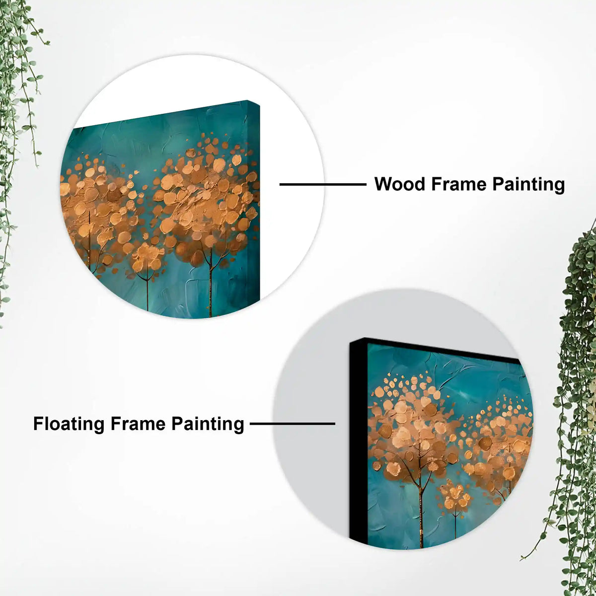 Abstract Tree Canvas Wall Art Painting for Living Room