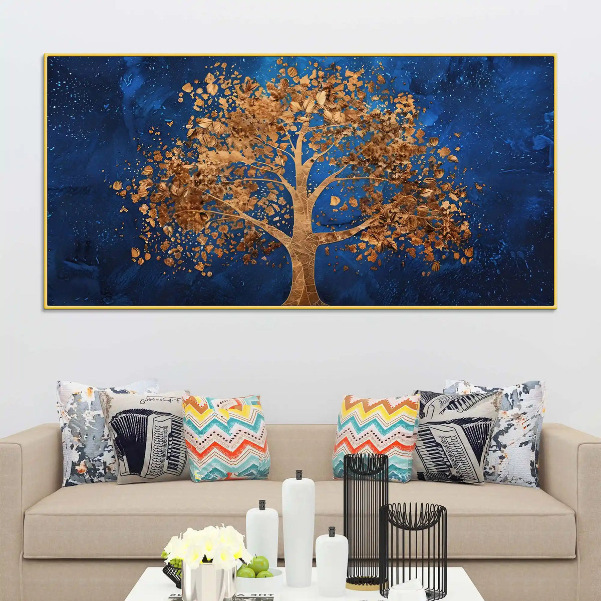 Abstract Tree Nature Wall Art Canvas Painting