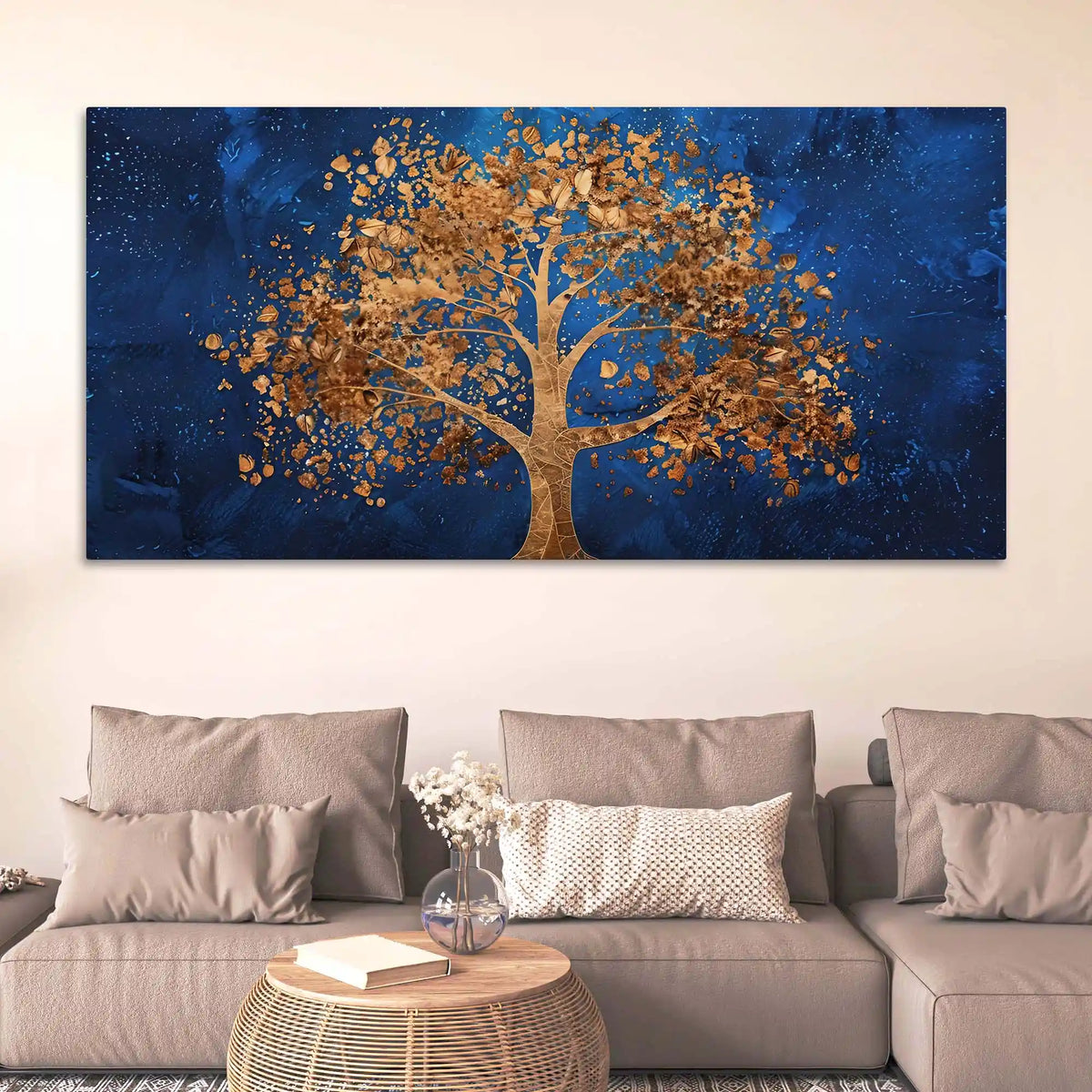 Abstract Tree Nature Wall Art Canvas Painting