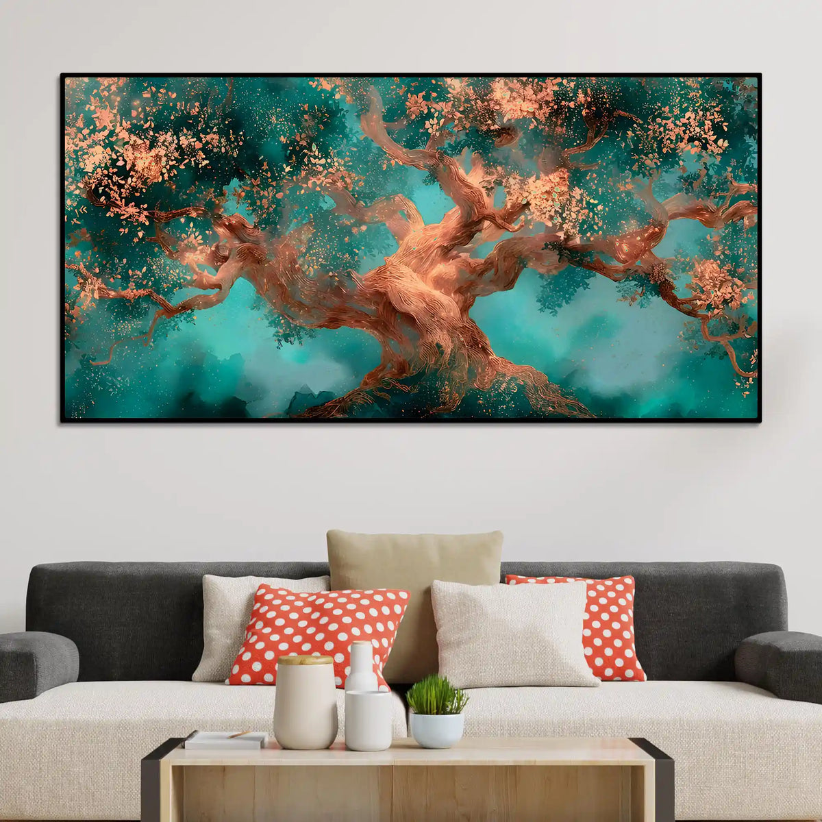 Abstract Tree of Life Wall Art Canvas Wall Painting