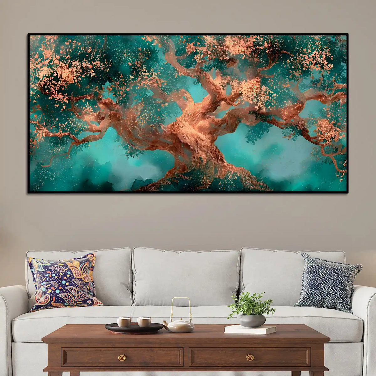 Abstract Tree of Life Wall Art Canvas Wall Painting