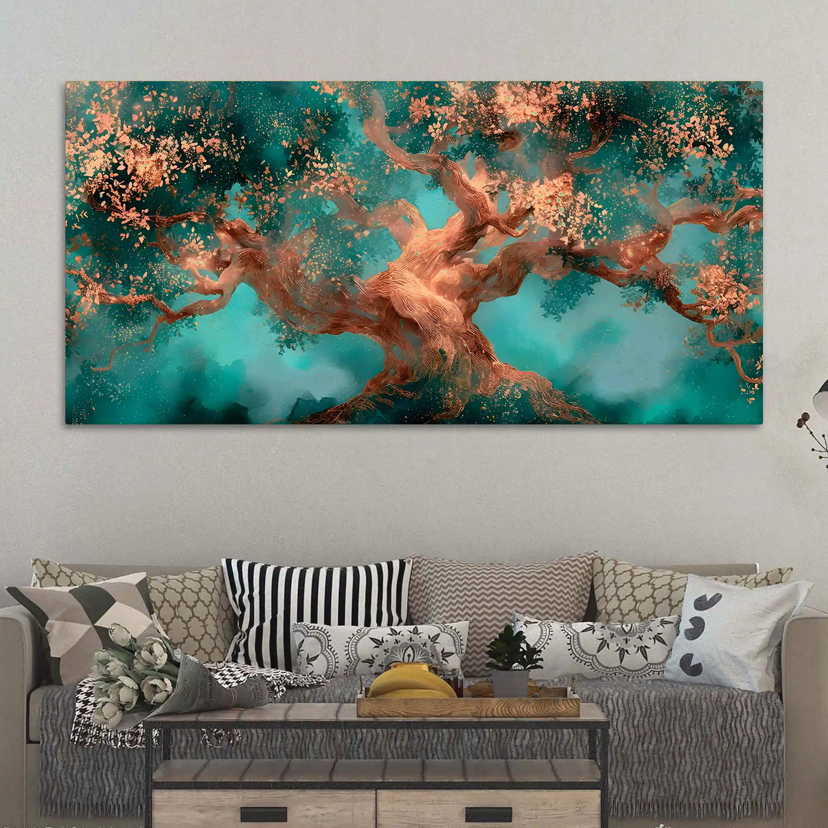 Abstract Tree of Life Wall Art Canvas Wall Painting
