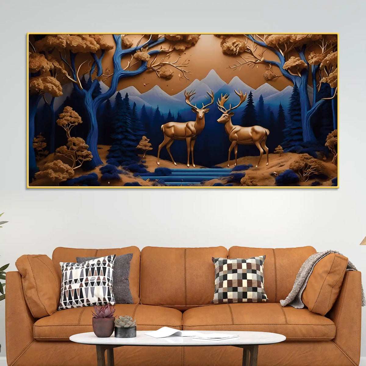 Artistic Abstract Canvas Wall Art Painting for Modern Decor