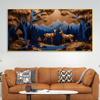 Artistic Abstract Canvas Wall Art Painting for Modern Decor