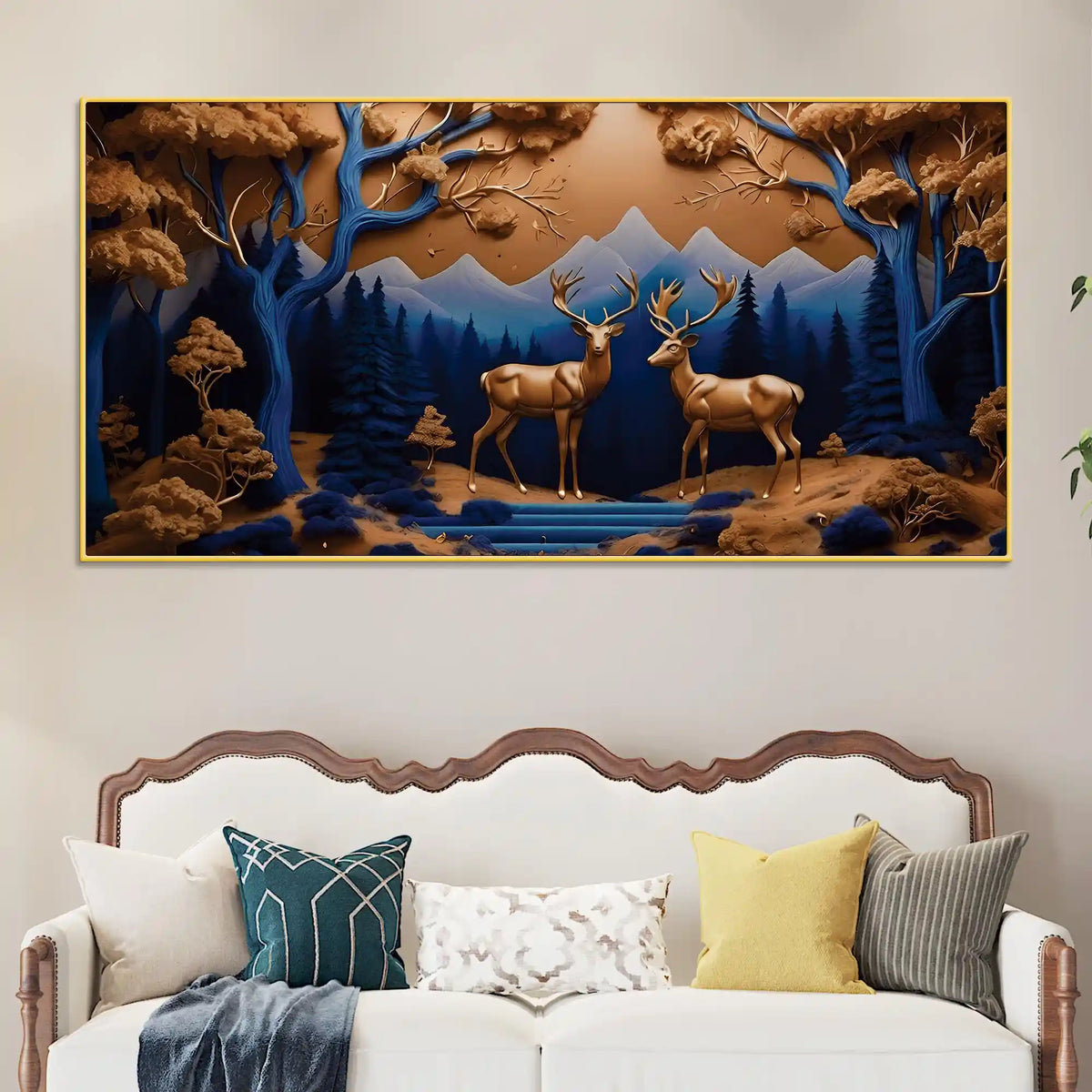 Artistic Abstract Canvas Wall Art Painting for Modern Decor