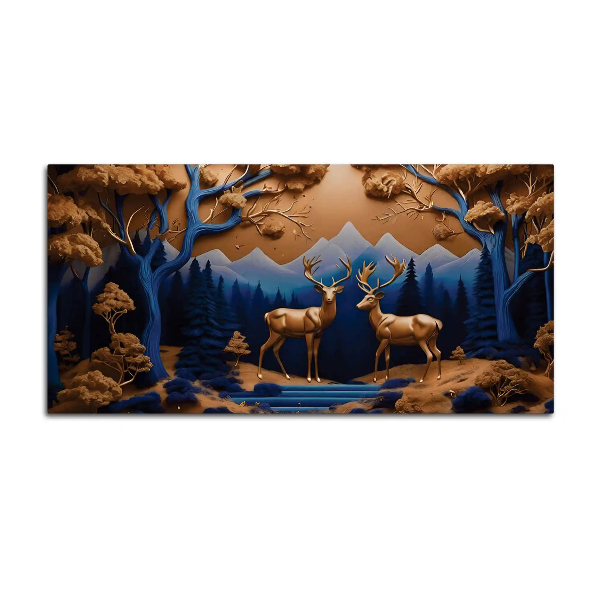 Artistic Abstract Canvas Wall Art Painting for Modern Decor