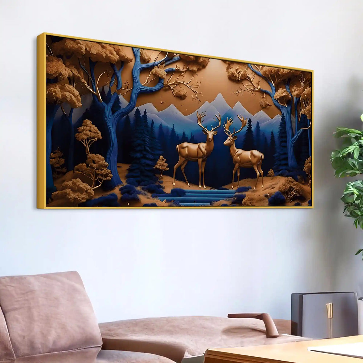 Artistic Abstract Canvas Wall Art Painting for Modern Decor