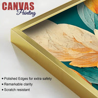 Artistic Abstract Floral Canvas Wall Painting