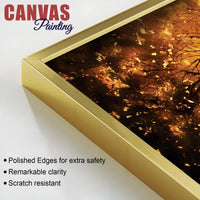 Artistic Abstract Glowing Tree Canvas Wall Art Painting