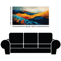 Artistic Abstract Hills Canvas Wall Art Painting for Home Decoration