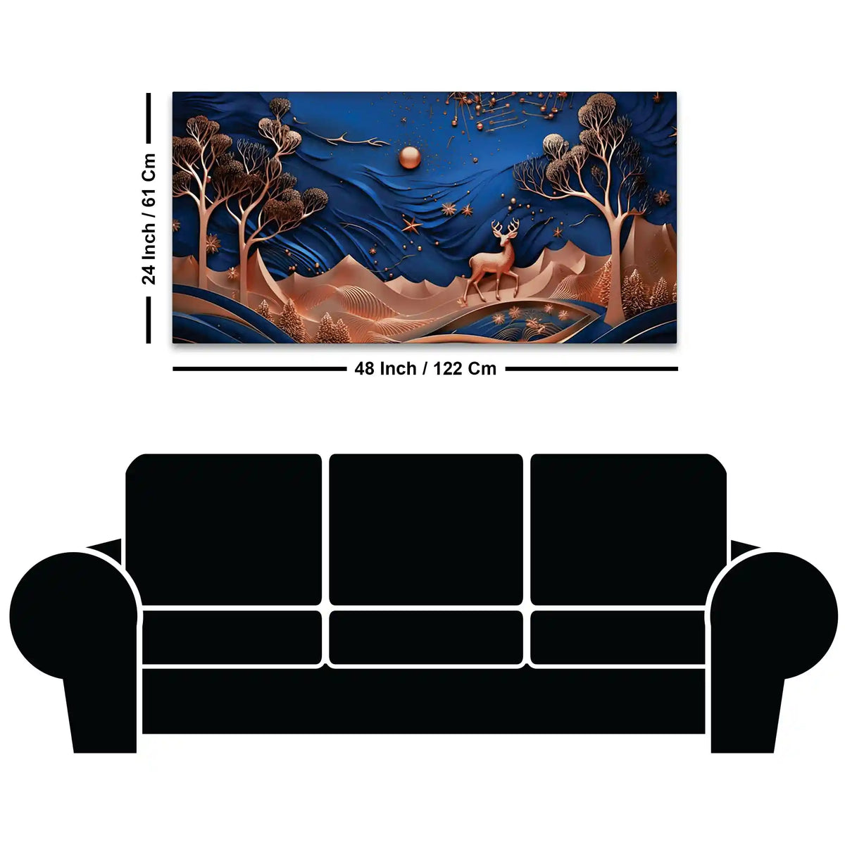 Artistic Abstract Nature Wall Art Painting
