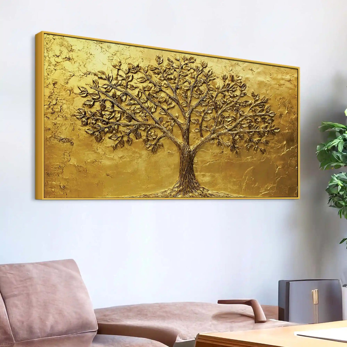 Artistic Abstract Tree of Life Canvas Wall Painting