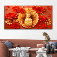 Artistic Buddha Canvas Painting for Premium Wall Decor