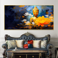 Artistic Buddha Wall Painting for Stylish Décor