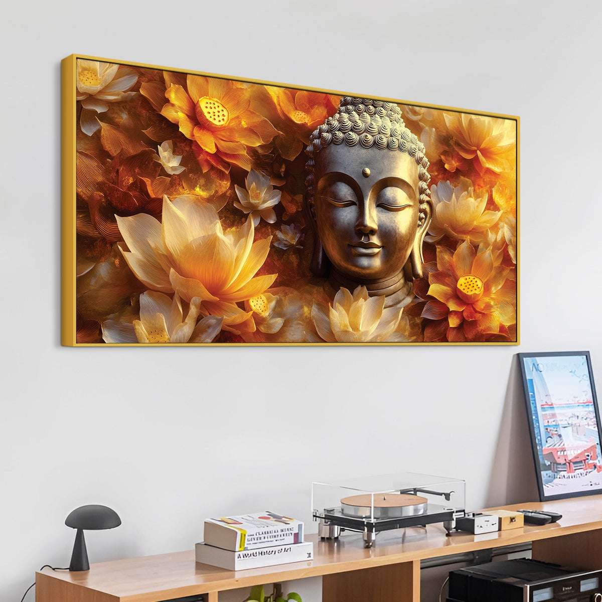 Artistic Buddha Wall Painting for Wall Décor