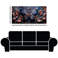 Artistic Butterfly Wall Painting for Elegant Interior Styling
