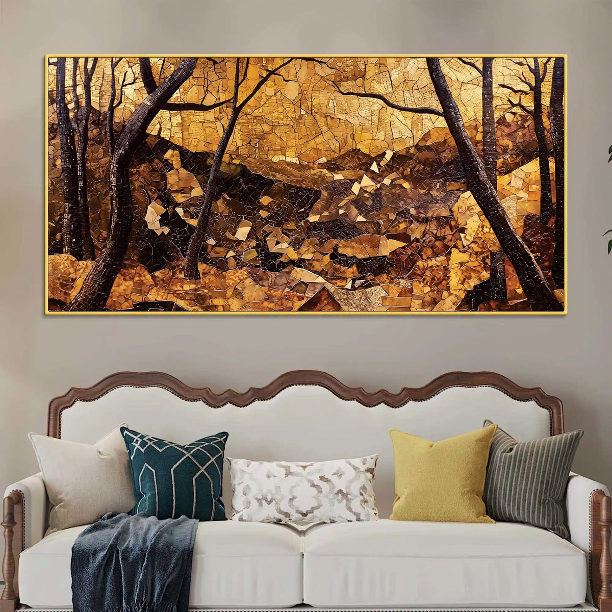 Artistic Luxury Wall Decor Forest Canvas Painting