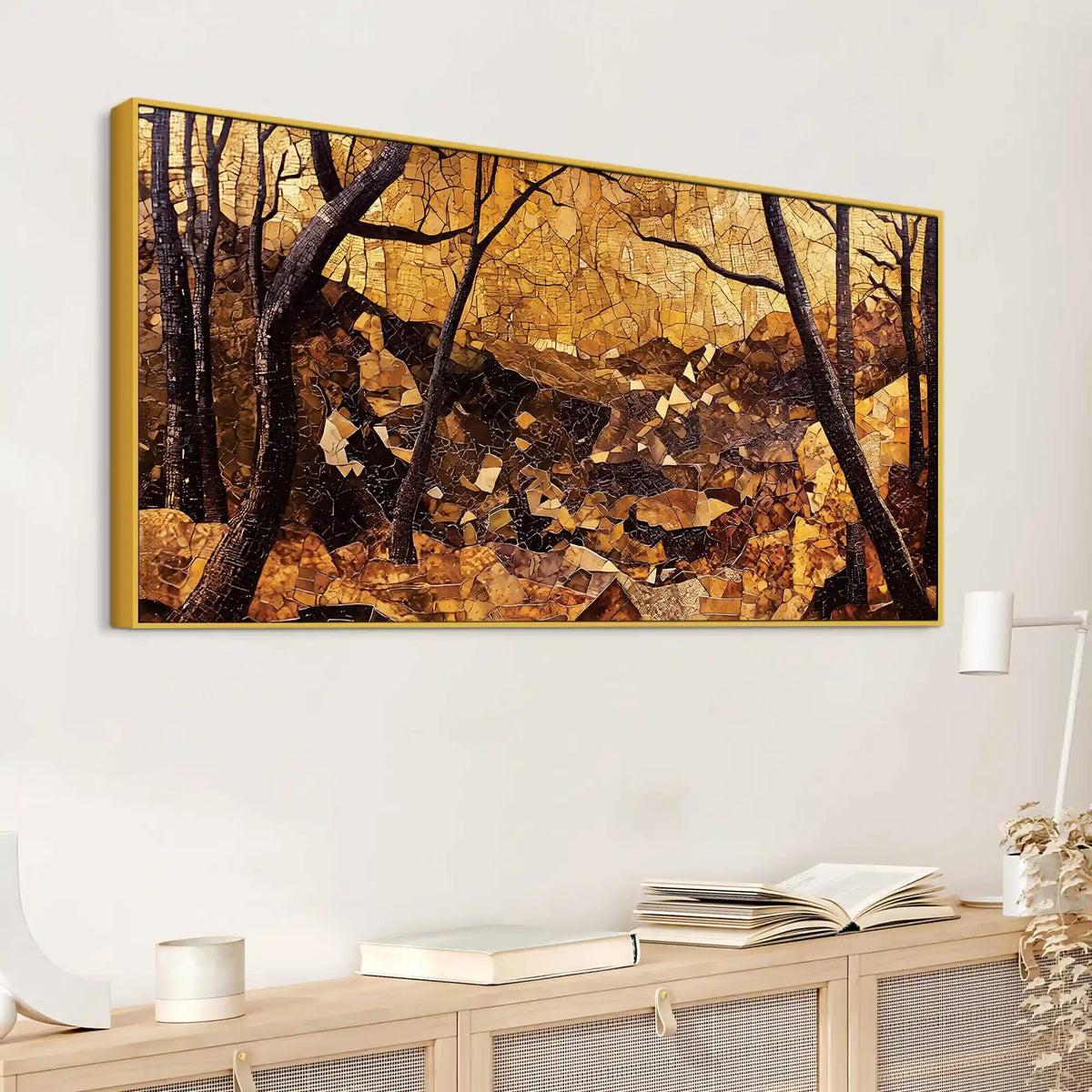 Artistic Luxury Wall Decor Forest Canvas Painting