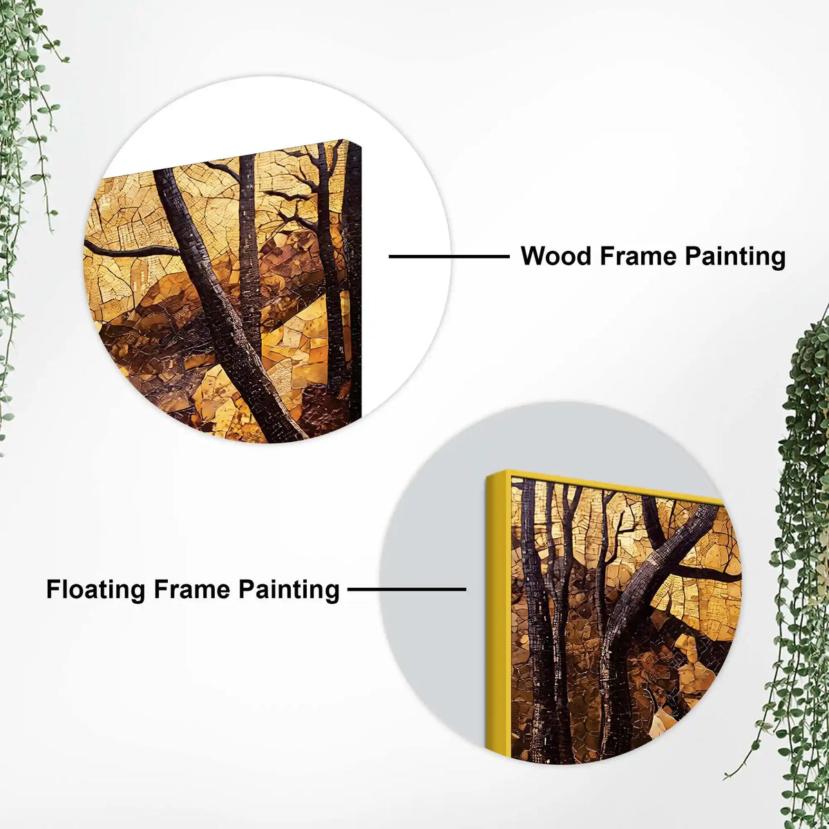 Artistic Luxury Wall Decor Forest Canvas Painting