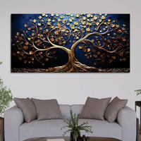 Artistic Modern Tree of Life Canvas Painting for Living Room