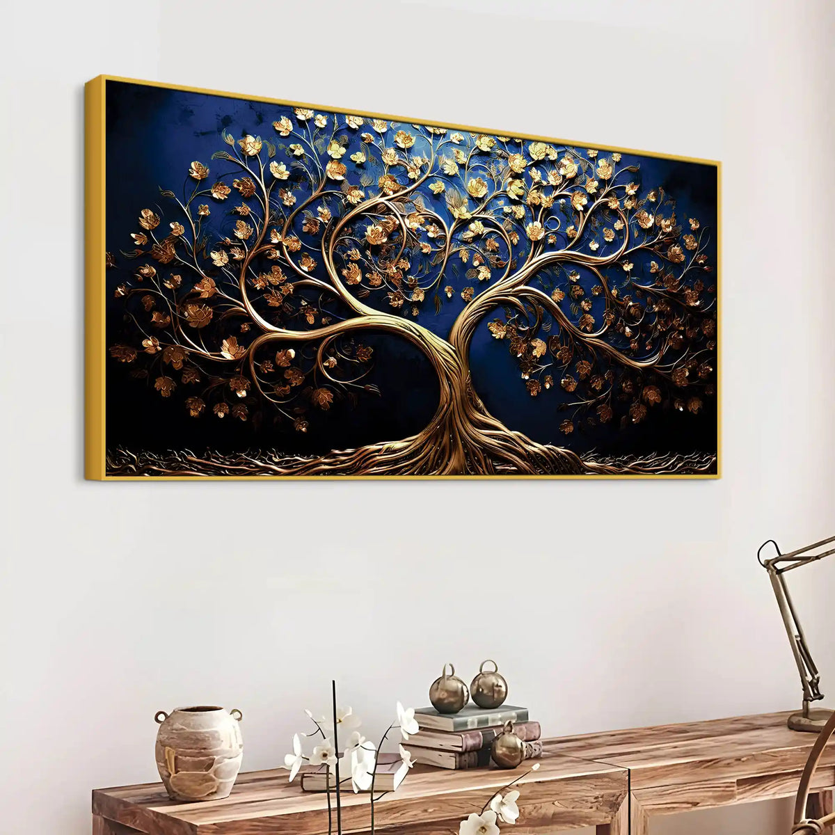 Artistic Modern Tree of Life Canvas Painting for Living Room