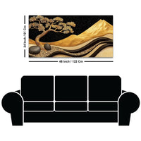 Artistic Nature Theme Abstract Canvas Wall Painting for Décor